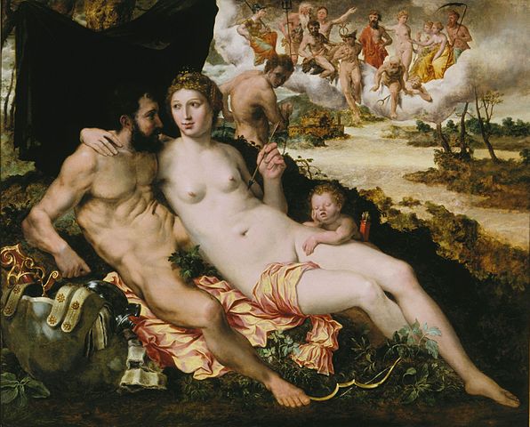 Vénus et Mars de Frans Floris.