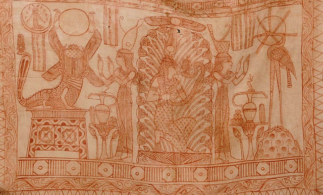 Registre inférieur de la Tunique de Saqqarah, Musée du Caire, IIIe siècle de notre ère.