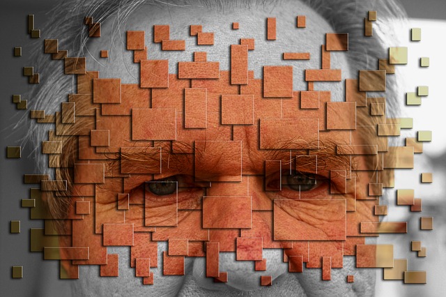 Personne vue avec des fragments.